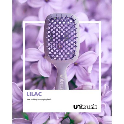 UNBrush Detangling Hair Brush Lilac Light Purple - Imperfect Box - Image 4