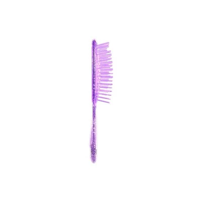 UNbrush Mini Glitter Detangling Hair Brush Amethyst Lavender - New - Image 3