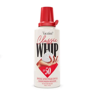 Vacation Classic Whip Sunscreen SPF 50 4oz - New