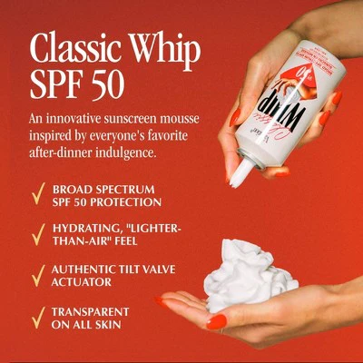 Vacation Classic Whip Sunscreen SPF 50 4oz - New - Image 4