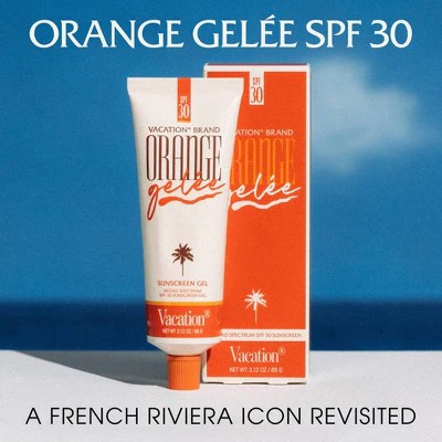Vacation Orange Gelee Sunscreen Gel SPF 30 3.12oz - Missing Box - Image 6