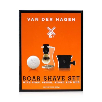 Van der Hagen Premium 4 Piece Shave Gift Set - Imperfect Box - Image 3