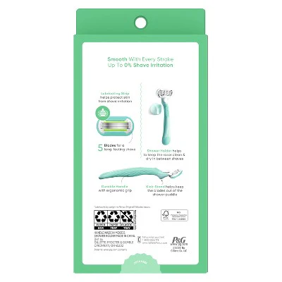 Venus Extra Smooth Pink Women's Razor + 2 Razor Blade Refills - Imperfect Box - Image 11