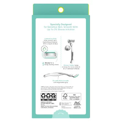 Venus Extra Smooth Sensitive Value Pack Women's Razor + 3 Razor Blade Refills - Missing Box - Image 9