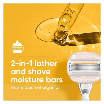 Venus Moistureglide Women's Razor Handle 2 Blade Refills + Shower Holder - Imperfect Box - Image 6