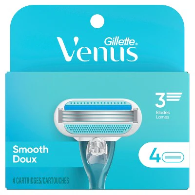 Venus Smooth Women's Razor Blade Refills 4ct - Imperfect Container - Image 2