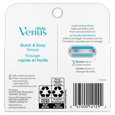 Venus Smooth Women's Razor Blade Refills 4ct - Imperfect Container - Image 8