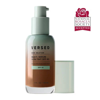 Versed Skin Solution Multi-Serum Skin Tint Foundation SPF 40 12W 1 fl oz - Imperfect Container - Image 2