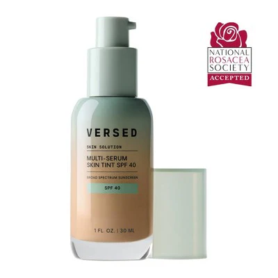 Versed Skin Solution Multi-Serum Skin Tint Foundation SPF 40 6O 1 fl oz - Imperfect Container - Image 2