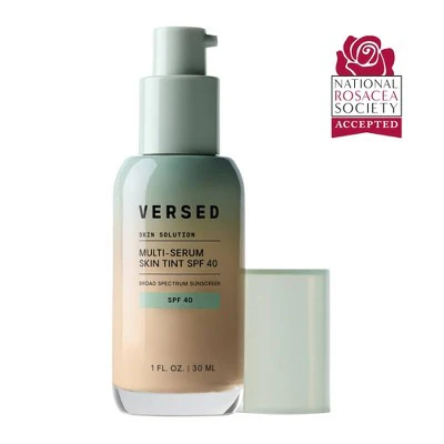 Versed Skin Solution Multi-Serum Skin Tint Foundation SPF 40 Shade 3P 1 fl oz - Imperfect Container - Image 2