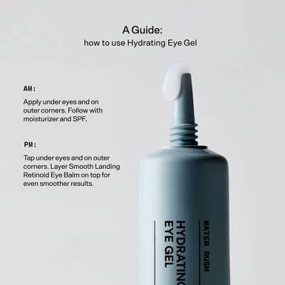 Versed Water Rush Hydrating Eye Gel 0.5 fl oz - Imperfect Box - Image 5