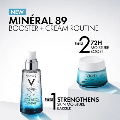 Vichy Mineral 89 Fragrance Free Face Cream 1.69oz - New - Image 4