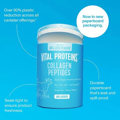 Vital Proteins Collagen Peptides Unflavored Powder 20oz - Imperfect Container - Image 8