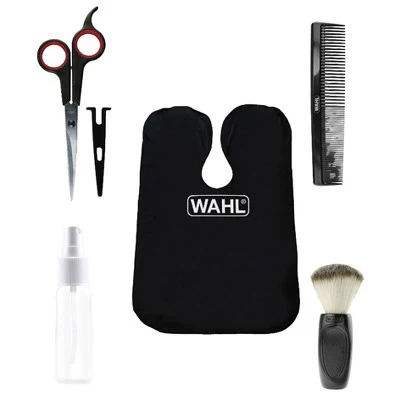 Wahl Haircutting Scissors and Accessory Kit with Shears, Blade Guard, Spray Bottle, Comb, Neck Duster & Cape - New - Image 2