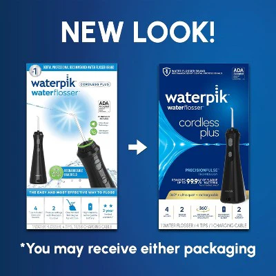 Waterpik Cordless Plus Rechargeable Water Flosser WP-462 Black - Imperfect Box - Image 3