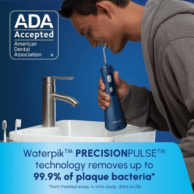 Waterpik Cordless Plus Rechargeable Water Flosser Blue - Imperfect Box - Image 4