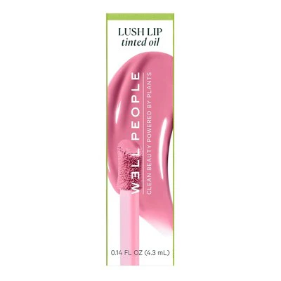 Well People Lush Lip Tinted Oil Cherry Blossom 0.14 fl oz - Imperfect Box - Image 9