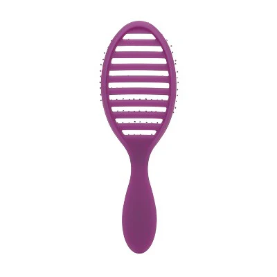 Wet Brush Speed Dry Detangler Hair Brush for Quick Heat Drying Frost Purple - Imperfect Box - Image 2