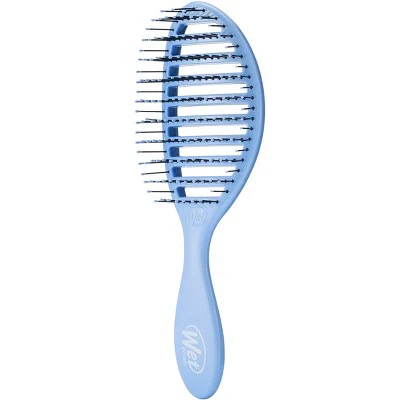 Wet Brush Speed Dry Detangler Hair Brush Solid Sky Blue - New - Image 3