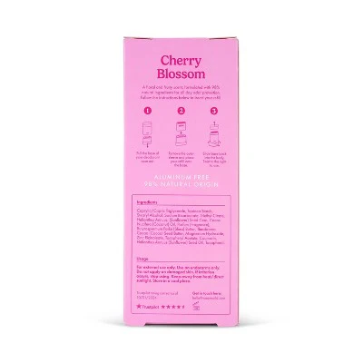 Wild Cosmetics Cream Deodorant Refill Cherry Blossom with Purple Case 5.29oz - Imperfect Box - Image 5