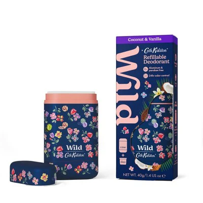 Wild Cosmetics Navy Flower Case with Starter Kit Coconut & Vanilla 5.29oz - Missing Box - Image 2