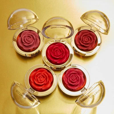 Winky Lux Cheeky Rose Blush - Crown - 0.17oz: Cream Formula, Radiant Finish, Paraben & Gluten-Free, Vegan Blush - Image 3