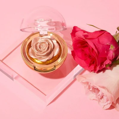 Winky Lux Cheeky Rose Highlighter Champagne 0.17 oz - Imperfect Box - Image 2