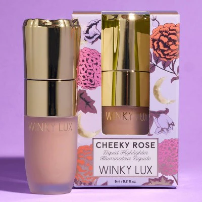 Winky Lux Cheeky Rose Liquid Highlighter Moonlight 0.21 fl oz - Imperfect Box - Image 2