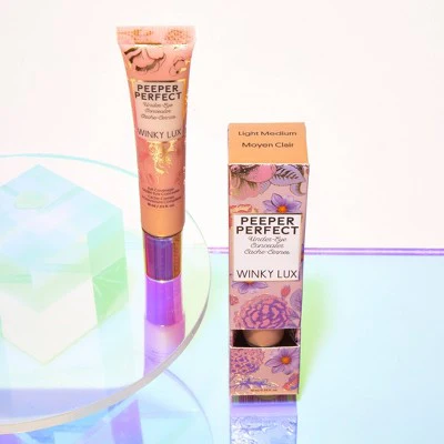 Winky Lux Peeper Perfect Under Eye Concealer Light Medium 0.33 fl oz - Imperfect Box - Image 4