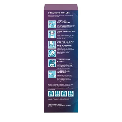 Women's Rogaine 5% Minoxidil Foam for Hair Thinning and Loss, Topical Treatment for Hair Regrowth 2.11oz - New - Image 10